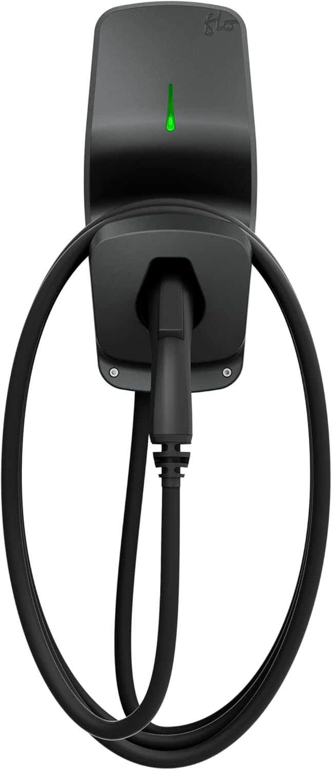 FLO Home G5 - محطة شحن EV للسيارات من المستوى 2 - التوافق العالمي ، التركيب الداخلي أو الخارجي ، 240 فولت ، 32 أمبير