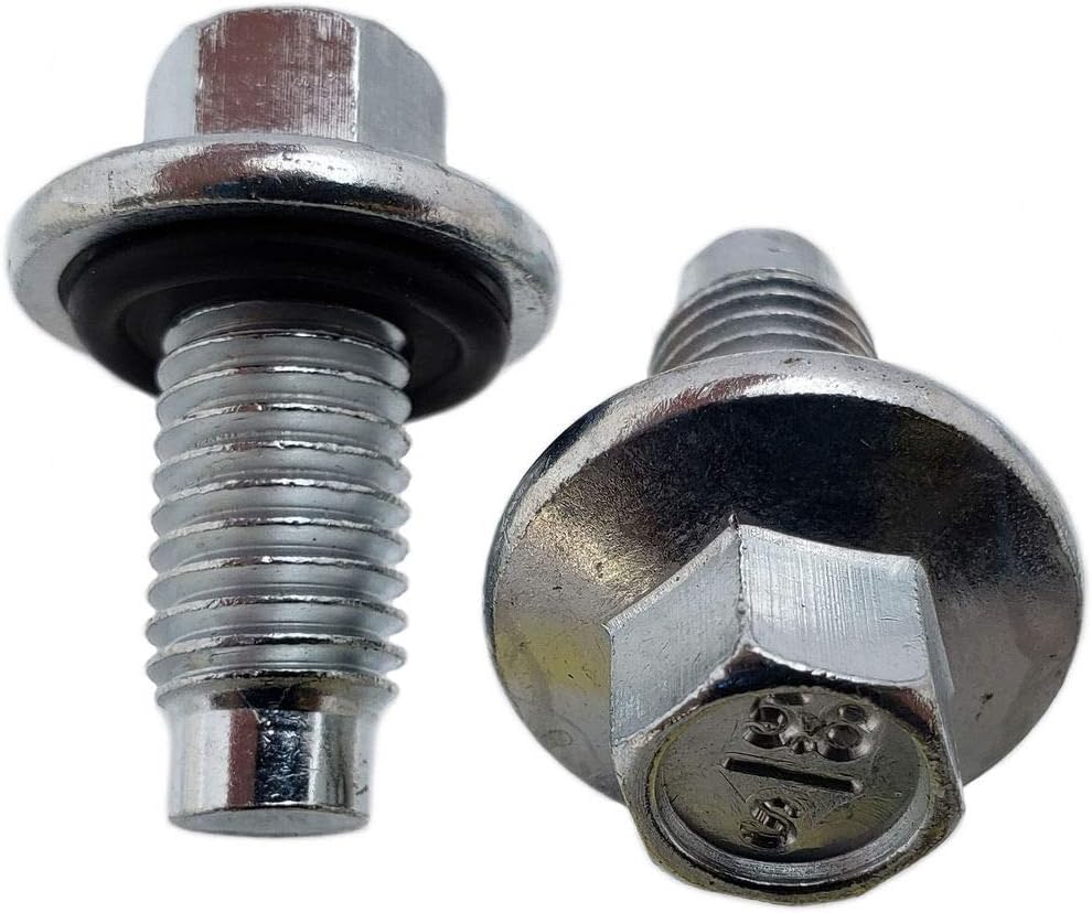 # BAS03752 (5 Pack) M12-1.75 Oil Drain Plug & Gasket Aftermarket Part Fits in Place of 9L8Z-6730-A / 11519933 & More